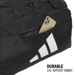 adidas Defender 5.0 Duffel Bag – Durable for Sports, Gym & Travel, Black, Medium (59L)