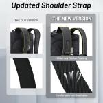 MIER 60L Water Resistant Backpack Duffle Heavy Duty Convertible Duffle Bag with Backpack Straps for Gym, Sports, Travel, Black