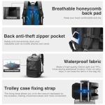 Vacuum Backpack Travel, Airback Vacuum Compression Travel Backpack with Pump, Water Resistant & TSA Anti Theft, Ideal for Travel/Camping/Laptop (With Electric Air Pump & Black)