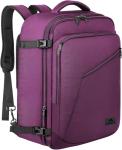 MATEIN Large Purple Travel Backpack, Water Resistant Airplane Backpack for Women, Expandable Casual Daypack for Work, International Trip, Womens Travelling Gifts, 50L