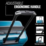 Samsonite Omni 2 International Carry-On Luggage with 360° Spinner Wheels - Scratch Resistant Hardshell - TSA, Airline-Approved - Expandable Polycarbonate Shell for Lightweight Travel - Purple