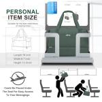 ETRONIK Gym Bag for Women, Personal Item Travel Bag with Shoes Compartment, Weekender Overnight Duffel Bag with Wet Pocket & USB Charging Port, Carry On Bag for Women, Travel, Gym, Weekend