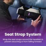 Cabeau Travel Neck Pillows for Airplanes – The Neck’s Evolution, TNE S3 – Supportive Memory Foam Design for Long Haul Flights – Attachable Seat Straps and 360° Support (Cairo Tan)