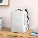 Taygeer Carry On Backpack, Womens Travel Backpack with Water Bottle Pocket & Shoe Pouch, Laptop Mochila 15.6inch Flight Approved, College Teacher Tote Bag for Business Travel Supplies, Grey