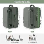 Sinaliy Large Expandable Travel Backpack for Men and Women, 17 Inch Laptop, Waterproof, Casual, College Bookbag, Backpack for Women, as Person Item Flight Approved