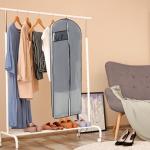 Dress Bags for Gowns Long, 1 Pack 65" Garment Bags for Hanging Clothes, 4" Gusseted Clothing Bags for Closet Storage and Travel, Suit Bags for Coats, Jackets, Shirts and Sweater (1)