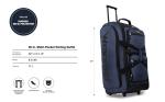 Wrangler Wesley Rolling Duffel Bag, Navy Blue, Large 30-Inch