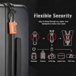 ANVIL 4 Digit Luggage Locks, TSA Locks for Luggage, Advanced TSA008 core, Alert Indicator for Your Travel Lock, Suitcase Lock. (2, Orange)