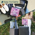 PAVILIA Toiletry Bag Travel Bag for Women Men, Hanging Cosmetic Organizer, Water Resistant Makeup Bag for Accessories Toiletries, Large Travel Essentials Kit (Floral Pink)