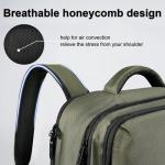 MATEIN Carry on Travel Laptop Backpack, Large Flight Approved Personal Item Travel Backpack with USB Charge Port & Shoe Compartment, Water Resistant Weekender Overnight Bag Fit 17 Inch Laptop, Green