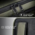 MATEIN Carry on Travel Laptop Backpack, Large Flight Approved Personal Item Travel Backpack with USB Charge Port & Shoe Compartment, Water Resistant Weekender Overnight Bag Fit 17 Inch Laptop, Green