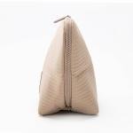 THE VERTI-Vertical Waterproof Makeup & Toiletry Bag | 23-Pocket Organizer with Upright, Fold-Down Design for Skincare, Toiletries & Essentials (Sandstone, Medium)