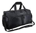 Ultimate Gym Bag 2.0: The Durable Crowdsource Designed Duffel Bag with 10 Optimal Compartments Including Water Resistant Pouch (Black, Medium (20"))