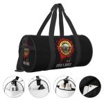 Heavy Metal Guns N Roses Travel Duffel Bag Portable Weekender Overnight Bags Waterproof Carry on Luggage Bag Sport Gym Yoga Bags