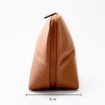 THE VERTI-Vertical Waterproof Makeup & Toiletry Bag | 23-Pocket Organizer with Upright, Fold-Down Design for Skincare, Toiletries & Essentials (Mahogany)