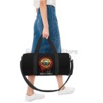 Heavy Metal Guns N Roses Travel Duffel Bag Portable Weekender Overnight Bags Waterproof Carry on Luggage Bag Sport Gym Yoga Bags