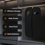 LAZYSEAL 2Pcs Garment Bag for Travel 43-Inch Waterproof Dustproof Suit Luggage Bag Unisex Suit Bag Durable 600D Oxford Fabric 2-in-1 Hanging Suitcase Clothes Storage for Suits, Dresses (Standard)