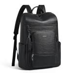 Shrrie Upgraded Large Travel Laptop Backpack with Laptop Compartmetn Fits 17 inch Laptop,Waterproof Vegan Leather Computer Backpack for Women and Men Work Business College