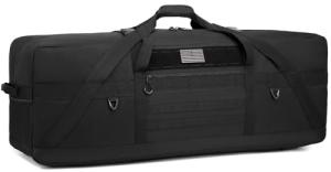 125L Extra Large Duffle Bag for Travel - Heavy Duty Duffle Bag with Multiple Pockets for Camping Gear Travel Storage Tent Storage Sports Equipment, Black