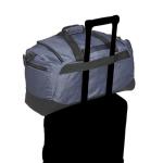 adidas Defender 5.0 Duffel, Durable Travel Gym Sports Bag for Men and Women, Twill Onix Grey/Black, Medium (59L)