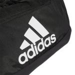 adidas Defender IV Duffel, Sports Duffle Men and Women, Durable Gym Bags, Black/White, Large (110L)