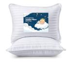 Utopia Bedding Toddler Pillow (White, 2 Pack), 13x18 Pillows for Sleeping, Soft and Breathable Cotton Blend Shell, Small Kids Pillow Perfect for Toddler Bed and Travel (Intended for Age 2 and up)