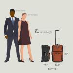 Travel Select Amsterdam 21-Inch Softside Expandable Carry-On Luggage, Lightweight 2-Wheel Upright, Expandable, TSA Lock, Burgundy