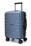 BAGSMART Carry On Luggage 22x14x9 Airline Approved with TSA Lock,20 Inch Lightweight Luggage with Spinner Wheels,100% PC Hard Shell Carry On Suitcases for Men Women,Royal Blue