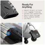 KeySmart SmartLock Tracking Luggage Locks, TSA Locks for Luggage, GPS Tracker, Combination Lock Compatible with Apple Find My App, Best Travel Essentials, Replaceable Non-Rechargeable Battery (1 Pack)