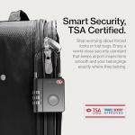 KeySmart SmartLock Tracking Luggage Locks, TSA Locks for Luggage, GPS Tracker, Combination Lock Compatible with Apple Find My App, Best Travel Essentials, Replaceable Non-Rechargeable Battery (1 Pack)