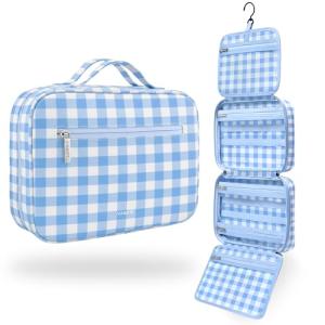 VANDEL Waterproof Hanging Toiletry Bag for Travelling, Hanging Makeup Bag, Cosmetic Travel Bags for Women Travel Toiletry Bags, Makeup Case Toiletries Organizer Hygiene Bathroom Shower Caddy