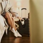 SwissGear 7366 Signature Hardside Expandable Luggage with Spinner Wheels, TSA Lock, Cup-Holder, Orange, Carry-On 19-Inch