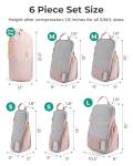 Compression Packing Cubes Set for Travel Essentials