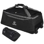 REDCAMP Foldable Duffle Bag with Wheels, 140l Black