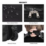 REDCAMP Foldable Duffle Bag with Wheels, 140l Black