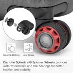 Traveler's Choice Maxporter II Polycarbonate Hardside Trunk with Spinner Wheels, Gray, 31-Inch Large Trunk