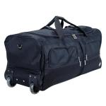 Rockland Rolling Duffel Bag, Black, 22"