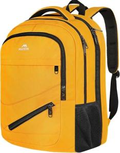 MATEIN 18.4 Inch TSA Approved Backpack, Extra Large 50 L Outdoor Carryon Backpack with Seperated Laptop Compartment, Work Travel Daypack with USB Charging Port, Creative Gifts for Men Women