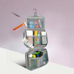 Travelon Compact Hanging Toiletry Kit, Black, One Size