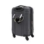 Wrangler Astral Hardside Luggage, Dark Shadow, 22-Inch Carry-On