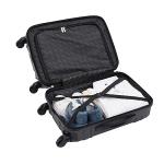 Wrangler Astral Hardside Luggage, Dark Shadow, 22-Inch Carry-On