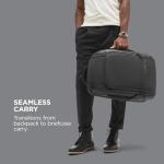 NOMATIC Travel Pack - 20L Water Resistant Laptop Bag - TSA-Ready Expandable Black Backpack