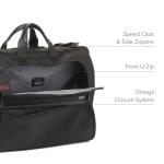 TUMI - Alpha Garment Bag Tri-Fold Carry-On - Gown & Suit Carrier - Travel Garment Bag - Hand Carry Luggage - TUMI Tracer - Black