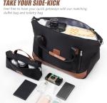 Cosbarn Carry On Luggage Sets 3 Piece, 20 Inch Luggage 22x14x9 Airline Approved with Wheels and TSA Lock, ABS Lightweight Hardshell Travel Suitcase Set with Duffel Bag Travel Bag for Men Women