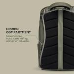 NOMATIC Travel Pack - 20L Water Resistant Laptop Bag - TSA-Ready Expandable Olive Backpack