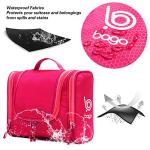 Bago Travel Toiletry Bag for Women and Men - Large Waterproof Hanging Large Toiletry Bag for Bathroom and Travelling Bag for Toiletries Organizer - Travel Makeup Bag (Pink)