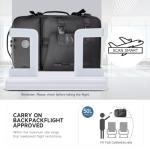 SWICKY 40L Travel Backpack for Men – TSA Friendly Carry-On, 17.3" Laptop Sleeve, Water-Resistant, Quick-Access Phone Pocket, Large Weekender for Travel & Commute