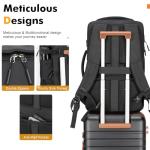 Velaybor Luggage Sets 3 Piece with Spinner Wheels, Lightweight PC Hardside Suitcase with TSA Lock & YKK Zippers, 20 Inch Carry On Luggage with Travel Bag for Men and Women, Black