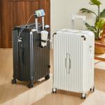 Luggage 20 inch |Cup Holder/Waterproof multifunctional Suitcase Hand Carry Large Capacity Universal Wheel Simple Suitcase