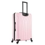 InUSA VASTY Luggage with Spinner Wheels | Durable Lightweight Hardside Suitcase, Travel Bag with Handle and Trolley, 28-Inch Large Checked Luggage | Pink